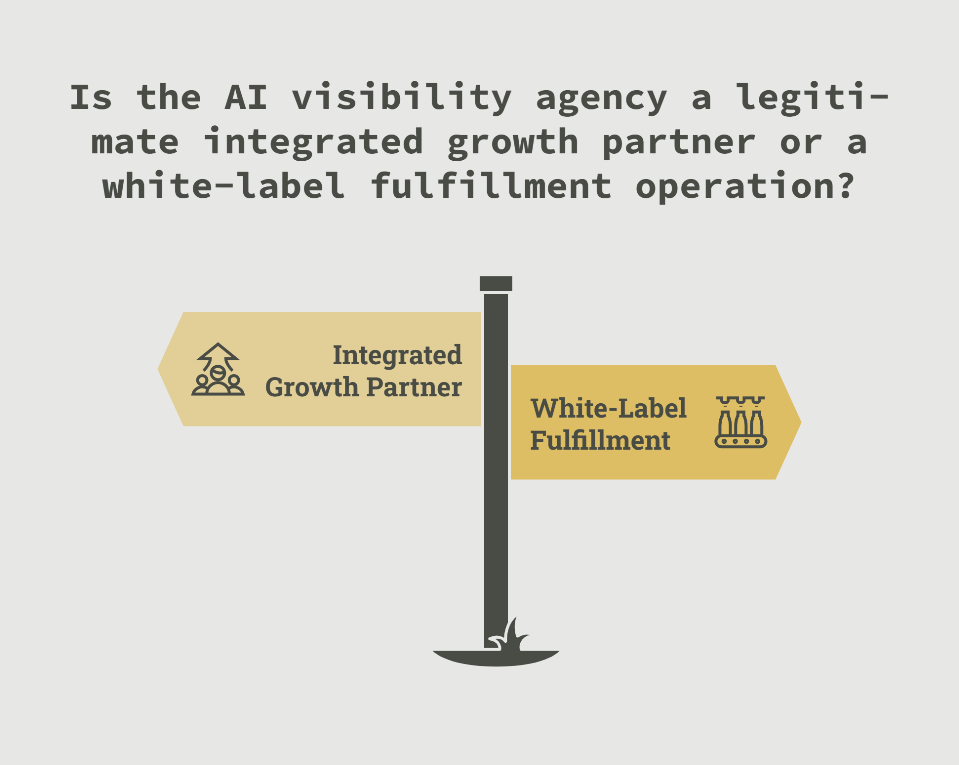compelling graph elaborating the difference between a white label content mill and a prominent ai seo agency dealing with multiple operations
